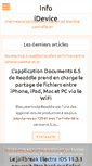 Mobile Screenshot of infoidevice.fr