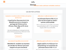 Tablet Screenshot of infoidevice.fr